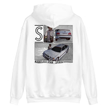 Load image into Gallery viewer, Spike Racer White Unisex Hoodie
